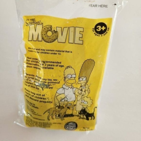 Vintage Burger King The Simpsons Movie Kids Meal Toy -2007 -Bart Simpson - Picture 4 of 4